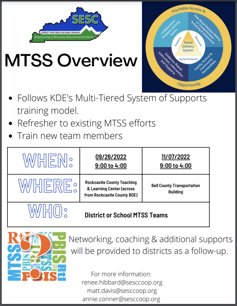 MTSS Overview flyer