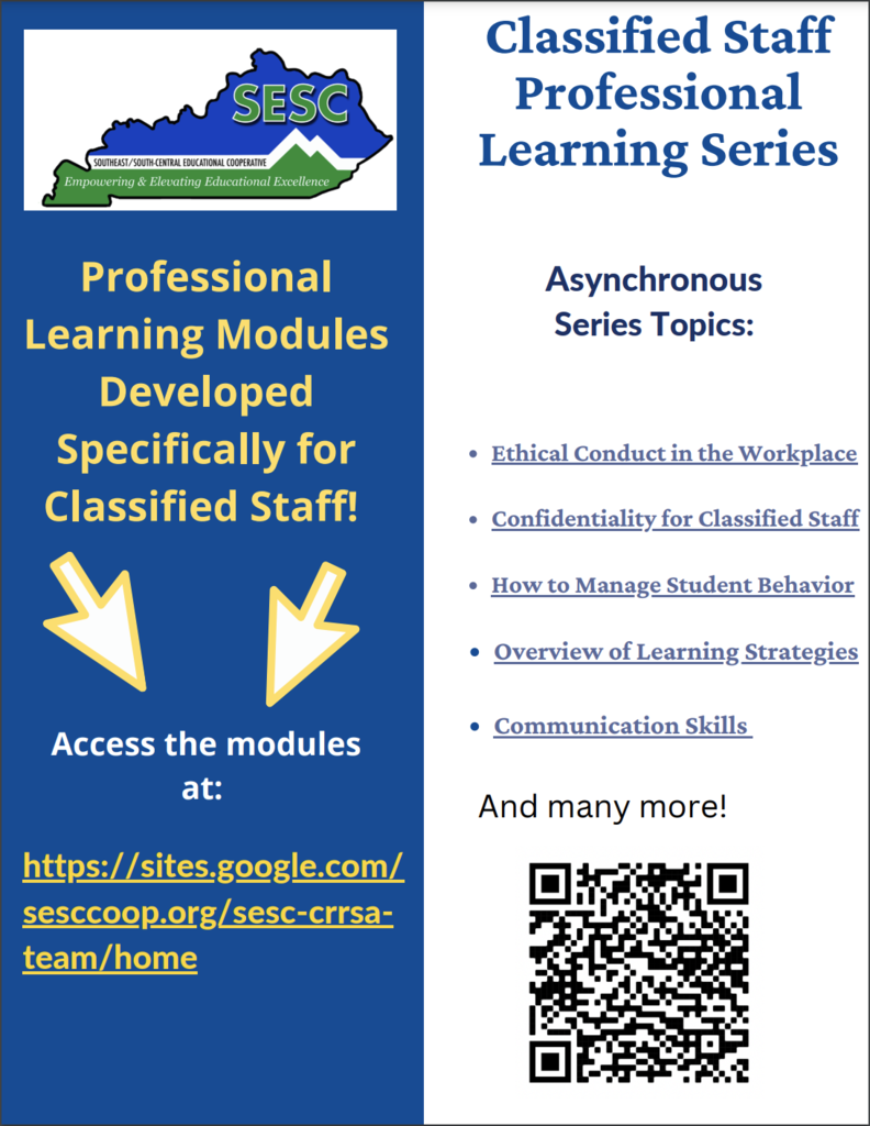 Classified Staff Learning Series