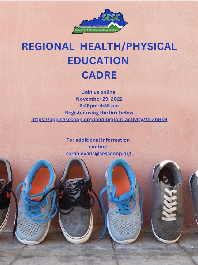 Regional Health/ Physical Education Cadre