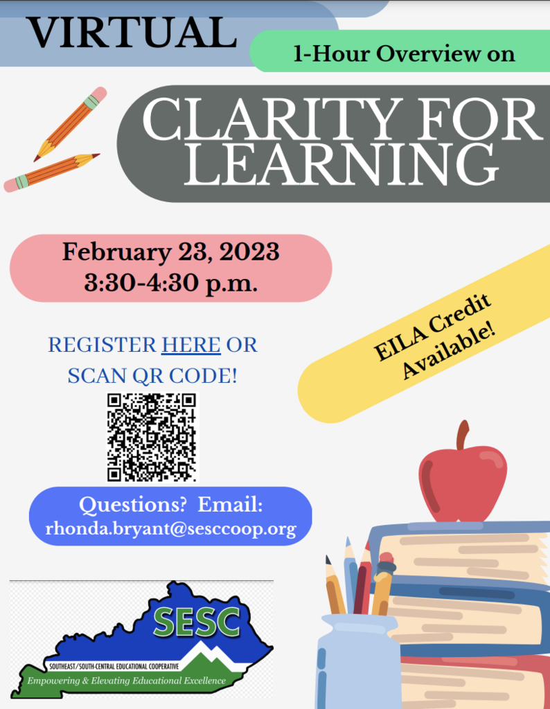 Clarity for Learning flyer